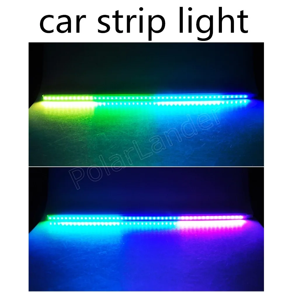 2 pieces 56CM Car Knight Rider Flash Strobe Strip 48Led Scanner Light Flexible 12V colorful 10W best price sale
2 pieces 56CM Car Knight Rider Flash Strobe Strip 48Led Scanner Light Flexible 12V colorful 10W best price sale