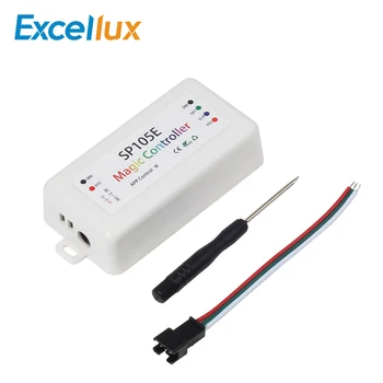 DC 5-24V SP105E RGB Magic Controller Bluetooth 4.0 Support IOS / Android APP for WS2811 WS2812 WS2801 6803 IC LED Strip 5050
DC 5-24V SP105E RGB Magic Controller Bluetooth 4.0 Support IOS / Android APP for WS2811 WS2812 WS2801 6803 IC LED Strip 5050