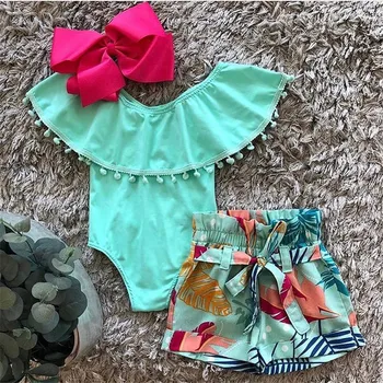 PUDCOCO Toddler Baby Girl Short Sleeve Top Lace Tassel Romper+Floral Short Pants Clothes
PUDCOCO Toddler Baby Girl Short Sleeve Top Lace Tassel Romper+Floral Short Pants Clothes
