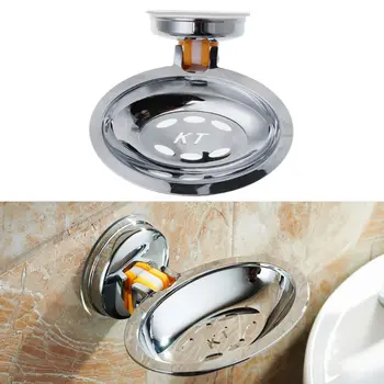 Stainless Steel Vacuum Suction Cup Soap Holder Soap Dish for Bathroom Kitchen 
Stainless Steel Vacuum Suction Cup Soap Holder Soap Dish for Bathroom Kitchen