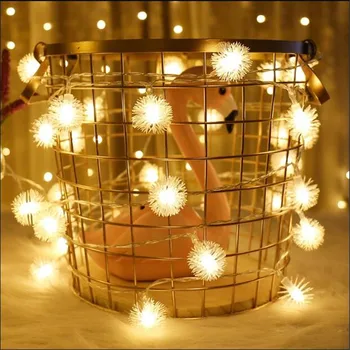 AC220VEU Plug 10M Furry Snow Ball Edelweiss Led Fairy String Light for Show Window Garden Wedding Party Garland Home Decoration
AC220VEU Plug 10M Furry Snow Ball Edelweiss Led Fairy String Light for Show Window Garden Wedding Party Garland Home Decoration