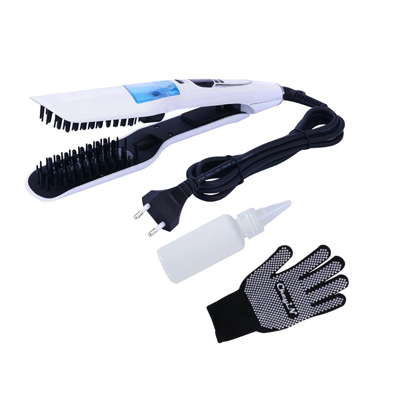 110-240V Wet & Dry Steam Hair Straightener Brush Professional Steampod Hair Straightening Flat Iron Spray Vapor Styling Tools
110-240V Wet & Dry Steam Hair Straightener Brush Professional Steampod Hair Straightening Flat Iron Spray Vapor Styling Tools