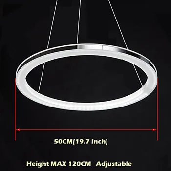 JCZ LED Pendant Lights Round Acrylic Ceiling Lamp with Single Ring D50CM 50*50*2.5CM Ac110-240 v free shipping
JCZ LED Pendant Lights Round Acrylic Ceiling Lamp with Single Ring D50CM 50*50*2.5CM Ac110-240 v free shipping