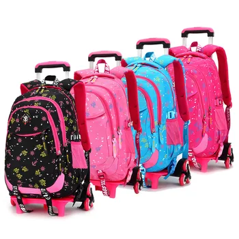 Children School Bags Triple Wheels Trolley Backpack Wheeled school bag For Grils Kids travel luggage Rolling Schoolbag Book Bags
Children School Bags Triple Wheels Trolley Backpack Wheeled school bag For Grils Kids travel luggage Rolling Schoolbag Book Bags