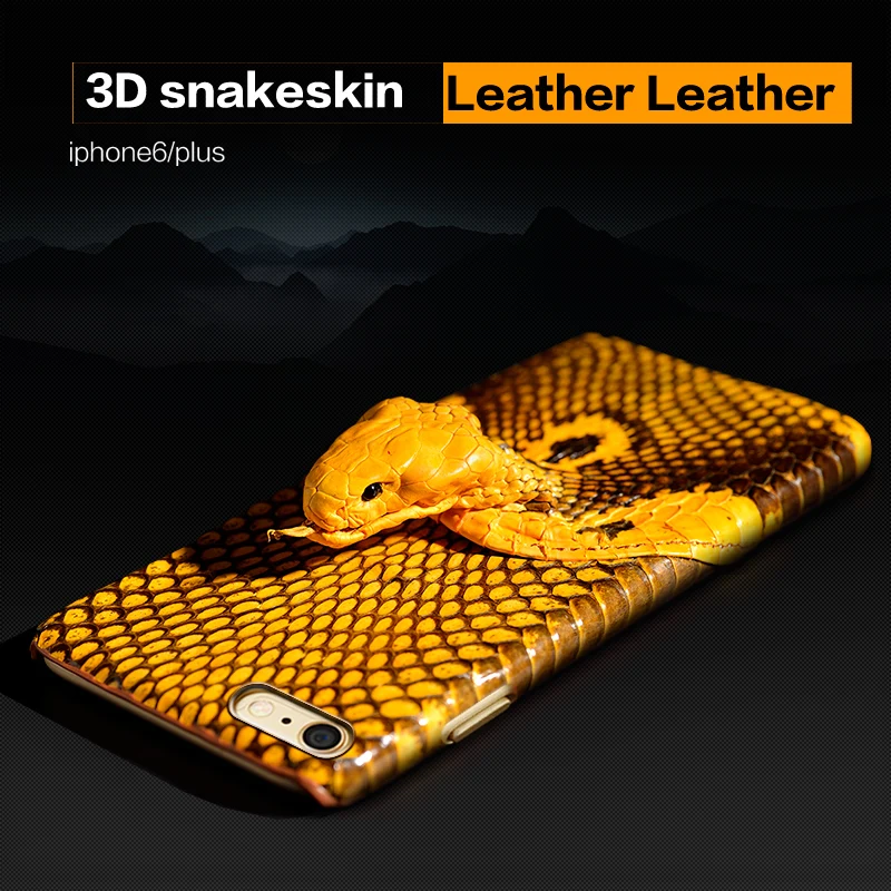 LAGNSIDI brand phone case snake head back cover leather phone case for iphone X phone case all handmade custom processing
LAGNSIDI brand phone case snake head back cover leather phone case for iphone X phone case all handmade custom processing