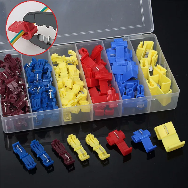 96Pcs Insulated 0.5-6mm Quick Splice Wire Connector Crimp Terminals 22-10 AWG Kit Cable Connectors Terminal
96Pcs Insulated 0.5-6mm Quick Splice Wire Connector Crimp Terminals 22-10 AWG Kit Cable Connectors Terminal