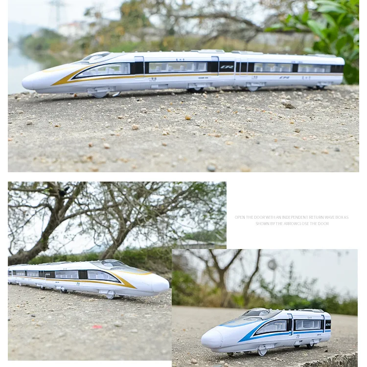 Simulation Alloy Revival High Speed Rail(Section 3) Subway Model Children's Acousto-optic Back Force Flashing Diecast Kid's Toy
Simulation Alloy Revival High Speed Rail(Section 3) Subway Model Children's Acousto-optic Back Force Flashing Diecast Kid's Toy