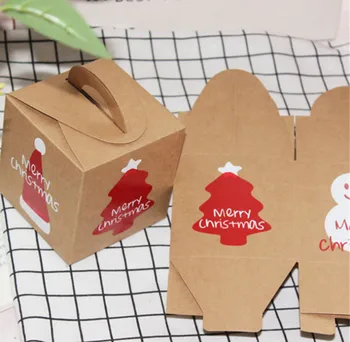 100pcs Retro kraft paper, Christmas cartoon, apple packaging, portable box, candy gift box, West Point box
100pcs Retro kraft paper, Christmas cartoon, apple packaging, portable box, candy gift box, West Point box