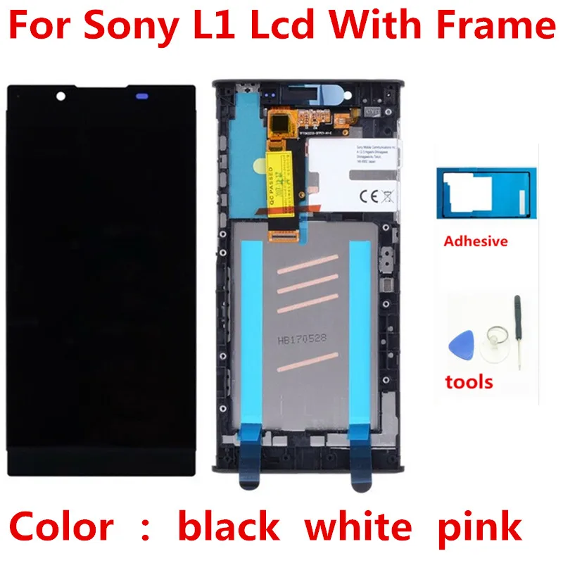 G3311 G3313 G3312 LCD Display touch screen Digitizer with frame Assembly replacement for Sony Xperia L1
G3311 G3313 G3312 LCD Display touch screen Digitizer with frame Assembly replacement for Sony Xperia L1