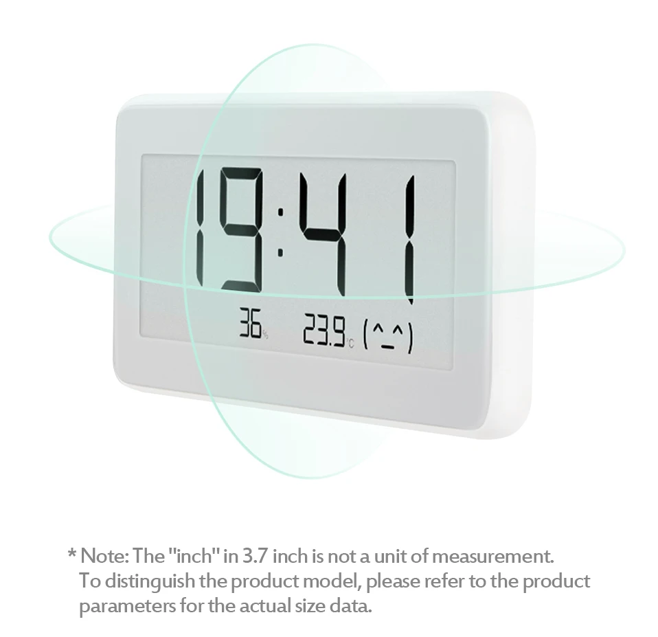 13Xiaomi Mijia BT4.0 Wireless Smart Electric Digital clock Indoor&Outdoor Hygrometer Thermometer LCD Temperature Measuring Tools Set