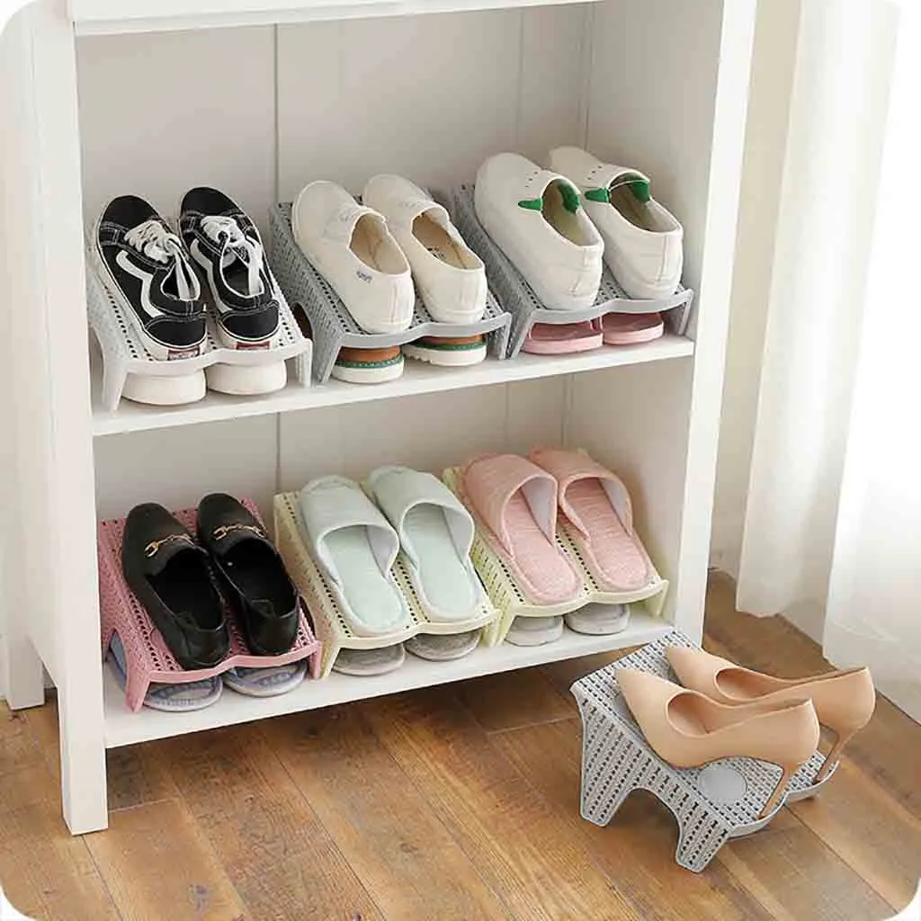 Shoe Slots Double Layer Plastic Space Saver Holder Shoes Box Organizer Storage Bag Organizer Container Case Storage Box
Shoe Slots Double Layer Plastic Space Saver Holder Shoes Box Organizer Storage Bag Organizer Container Case Storage Box