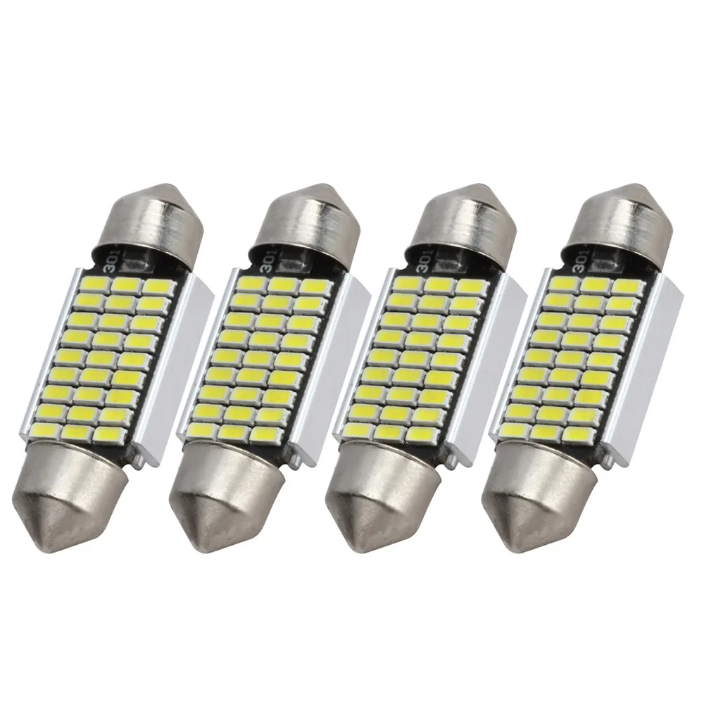4pcs/set Canbus C5W 3014 27/18 Led Error Free Interior Light Reading Bulbs Auto White Plate Lamp 12V 31mm 36mm 39mm 41mm
4pcs/set Canbus C5W 3014 27/18 Led Error Free Interior Light Reading Bulbs Auto White Plate Lamp 12V 31mm 36mm 39mm 41mm