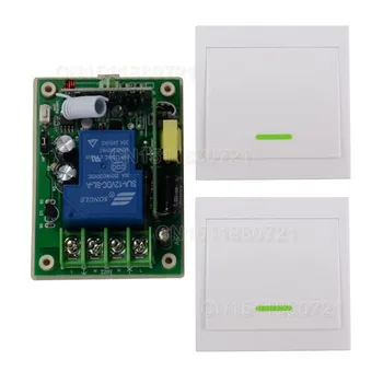 Smart Home AC85V- 250V 110V 220V 3000W RF Wireless Remote Control Switch System For Light Lights With 2PCS Wall Transmitter
Smart Home AC85V- 250V 110V 220V 3000W RF Wireless Remote Control Switch System For Light Lights With 2PCS Wall Transmitter