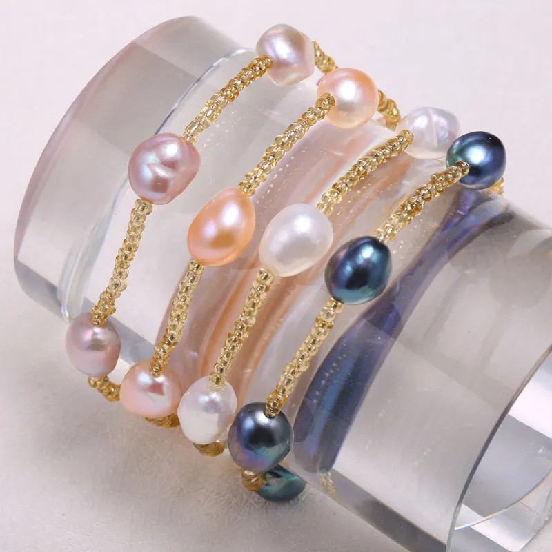 DMCBFP020 9-10mm Baroque Pearl Bracelet Pearl Jewelry Gift For Women Party Fine Jewelry
DMCBFP020 9-10mm Baroque Pearl Bracelet Pearl Jewelry Gift For Women Party Fine Jewelry