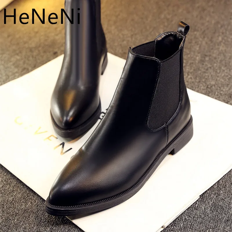 2019 Winter Boots Women Ankle Boots High Quality Pointed toe Ladies Boots Leather Fashion Boots Size 33-43
2019 Winter Boots Women Ankle Boots High Quality Pointed toe Ladies Boots Leather Fashion Boots Size 33-43