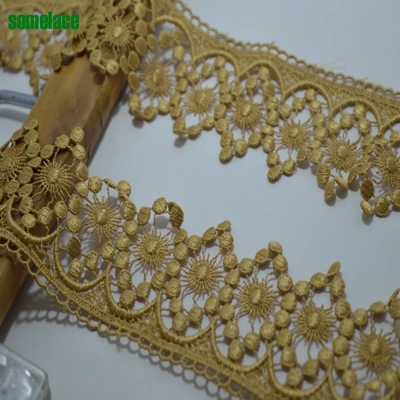 New 1Y/lot golden lace fabric 6.5cm wide Wedding Dress high quality Gold floral Embroidery Lace Accessories Trim18043001
New 1Y/lot golden lace fabric 6.5cm wide Wedding Dress high quality Gold floral Embroidery Lace Accessories Trim18043001