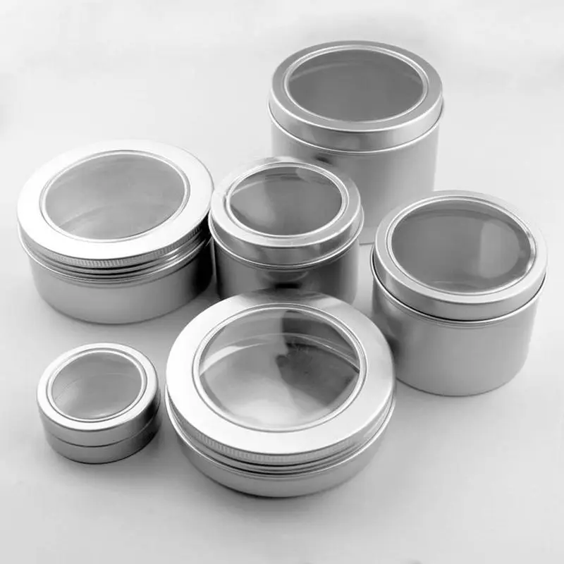 25ml 60ml 100ml empty skin care cream aluminum containers with window cap,metal aluminum jar window lid metal bottle tin pot can
25ml 60ml 100ml empty skin care cream aluminum containers with window cap,metal aluminum jar window lid metal bottle tin pot can
