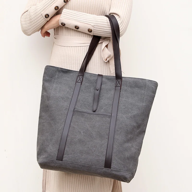 Heng Zhe Apparel big capacity canvas women hand bag zipper solid color lady shoulder bags soft simple girls casual bag
Heng Zhe Apparel big capacity canvas women hand bag zipper solid color lady shoulder bags soft simple girls casual bag