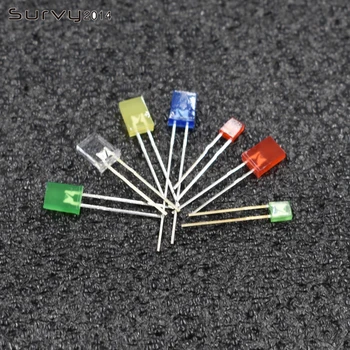 100PCS 2x3x4mm/2x5x7mm Clear/Diffused Rectangle Rectangular Red/Green/Yellow/Blue LED Emitting Diodes Light
100PCS 2x3x4mm/2x5x7mm Clear/Diffused Rectangle Rectangular Red/Green/Yellow/Blue LED Emitting Diodes Light
