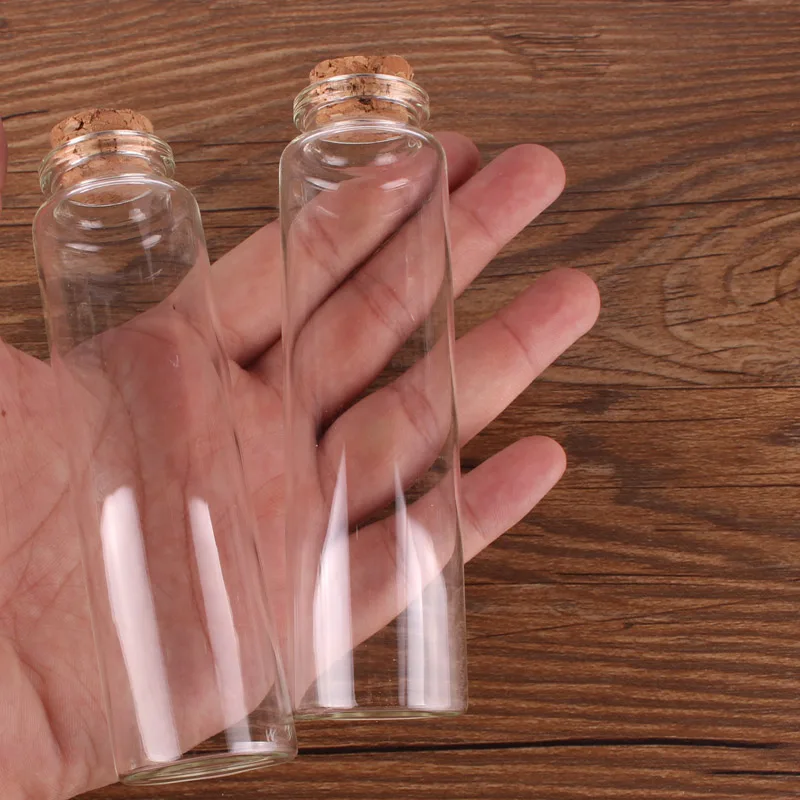 24pcs 30x110x17mm 55ml Transparent Glass Spice Candy Bottles Jars Terrarium with Cork Stopper Container for Wedding Craft Gift
24pcs 30x110x17mm 55ml Transparent Glass Spice Candy Bottles Jars Terrarium with Cork Stopper Container for Wedding Craft Gift