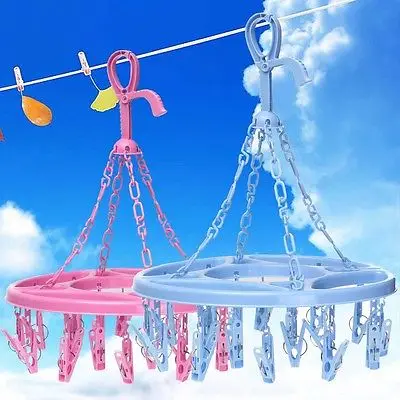 Fashion Hanging Dryer 18 Clips Pin Laundry Clothes Hanger Underwear Socks Foldable New Footwear Circle
Fashion Hanging Dryer 18 Clips Pin Laundry Clothes Hanger Underwear Socks Foldable New Footwear Circle