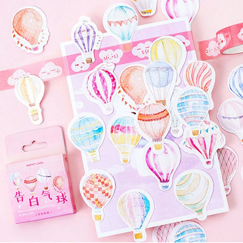 NEW!!! Confession balloon Mini Paper Sticker Decoration Diy Album Diary Scrapbooking Label Sticker Kawaii Stationery 46 pcs/box
NEW!!! Confession balloon Mini Paper Sticker Decoration Diy Album Diary Scrapbooking Label Sticker Kawaii Stationery 46 pcs/box