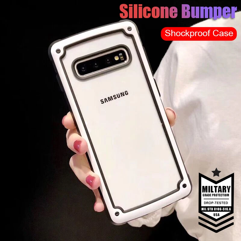 Luxury Silicone Bumper Case For Samsung Galaxy S8 S9 S10 Plus S10e A7 2018 Note 8 9 A10 A30 A50 M20 M30 Armor Shockproof Case
Luxury Silicone Bumper Case For Samsung Galaxy S8 S9 S10 Plus S10e A7 2018 Note 8 9 A10 A30 A50 M20 M30 Armor Shockproof Case