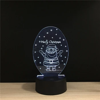 Merry Christmas Santa Claus LED 3D NightLight Acrylic Night Lamp Light With Touch And Remote Lamps Lights Kids Decoration Mylamp
Merry Christmas Santa Claus LED 3D NightLight Acrylic Night Lamp Light With Touch And Remote Lamps Lights Kids Decoration Mylamp