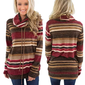 Women Sweater Turtleneck Pullover Basic Knitted Cotton Tops Striped High Neck Essential Jumper Long Sleeve Sweaters
Women Sweater Turtleneck Pullover Basic Knitted Cotton Tops Striped High Neck Essential Jumper Long Sleeve Sweaters