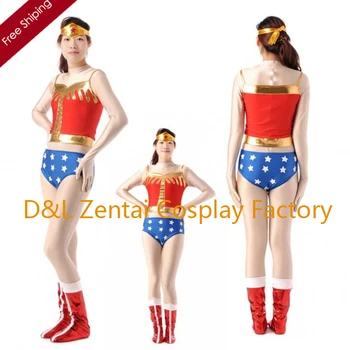 Free Shipping DHL 2015 Wonder Woman Costume Red/Blue Spandex Sexy Spandex Halloween Costume SH1700
Free Shipping DHL 2015 Wonder Woman Costume Red/Blue Spandex Sexy Spandex Halloween Costume SH1700