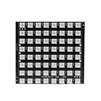WS2812B 8x8 64-Bit Full Color 5050 RGB LED Lamp Panel Light Lamp Square Shape LED Ceiling Panel Light for Arduino
WS2812B 8x8 64-Bit Full Color 5050 RGB LED Lamp Panel Light Lamp Square Shape LED Ceiling Panel Light for Arduino