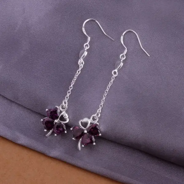 silver plated earrings , silver plated fashion jewelry , Hanging purple clover earrings /cntalfaa efbamwia LKNSPCE303
silver plated earrings , silver plated fashion jewelry , Hanging purple clover earrings /cntalfaa efbamwia LKNSPCE303