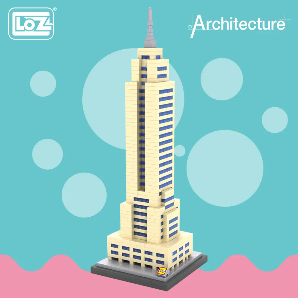 LOZ Blocks Architecture Model Building Bricks City Empire State Building Toy Forge World DIY Educational Toys For Children 9388
LOZ Blocks Architecture Model Building Bricks City Empire State Building Toy Forge World DIY Educational Toys For Children 9388