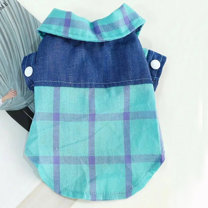 DOGGYZSTYL Plaid Shirt Summer Pet Vest T Shirt Casual Tee Clothes Puppy Dogs Apparel For Small Medium Chihuahua Teddy
DOGGYZSTYL Plaid Shirt Summer Pet Vest T Shirt Casual Tee Clothes Puppy Dogs Apparel For Small Medium Chihuahua Teddy