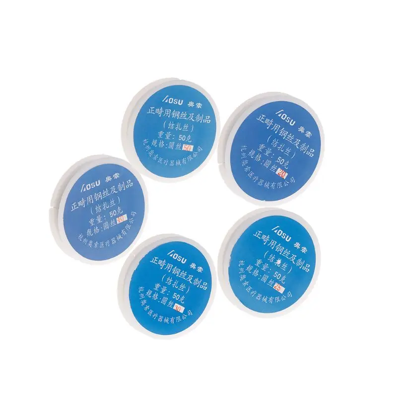 1 Roll 50g Dental Stainless Steel Wire Orthodontic Teeth Correction Surgical Instrument Professional Flexible 0.2/0.25/0.3/0.4mm
1 Roll 50g Dental Stainless Steel Wire Orthodontic Teeth Correction Surgical Instrument Professional Flexible 0.2/0.25/0.3/0.4mm
