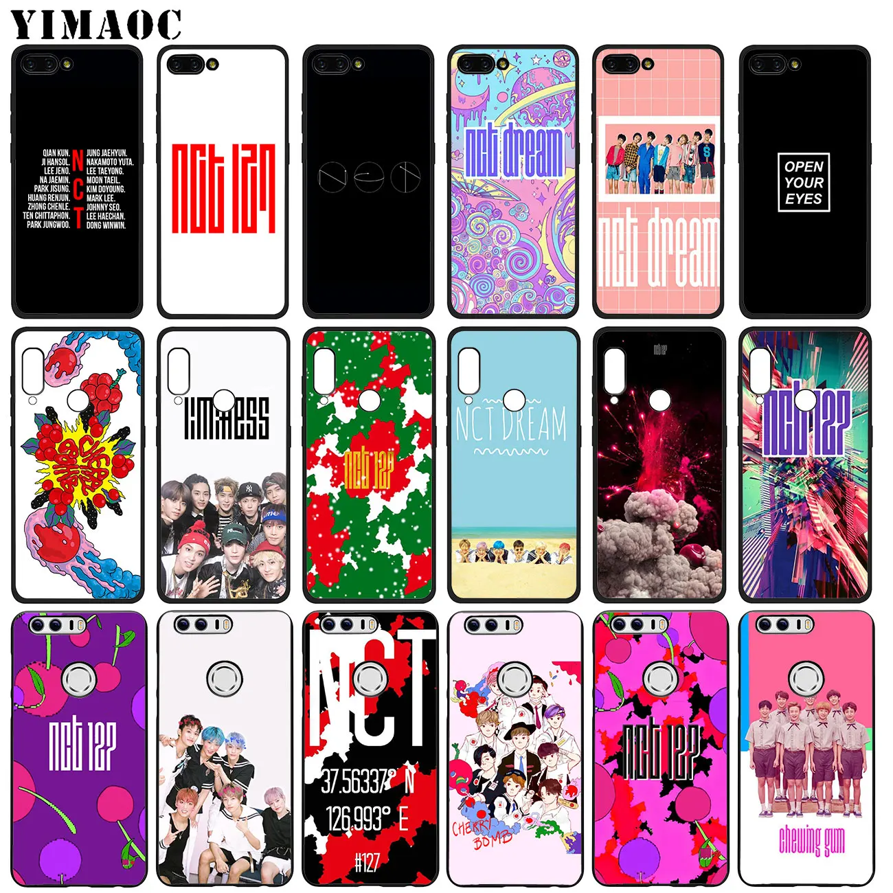 YIMAOC NCT U 127 DREAM kpop Soft Silicone Phone Case for Huawei Honor 20 Pro 8C 8X 8 9 9X 10 Lite 7X 7A Pro Cover
YIMAOC NCT U 127 DREAM kpop Soft Silicone Phone Case for Huawei Honor 20 Pro 8C 8X 8 9 9X 10 Lite 7X 7A Pro Cover