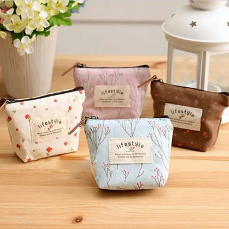 Fashion Mini Canvas Women's Purse Casual Metal Frame Wallet Flower Floral Printing Small Lady Clutch Cubby Case Zipper 4 Colors
Fashion Mini Canvas Women's Purse Casual Metal Frame Wallet Flower Floral Printing Small Lady Clutch Cubby Case Zipper 4 Colors