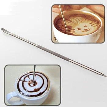 Fashion Stainless Steel Coffee Latte Art Pen Tool for Coffees Espresso Machine HY99 AU17
Fashion Stainless Steel Coffee Latte Art Pen Tool for Coffees Espresso Machine HY99 AU17