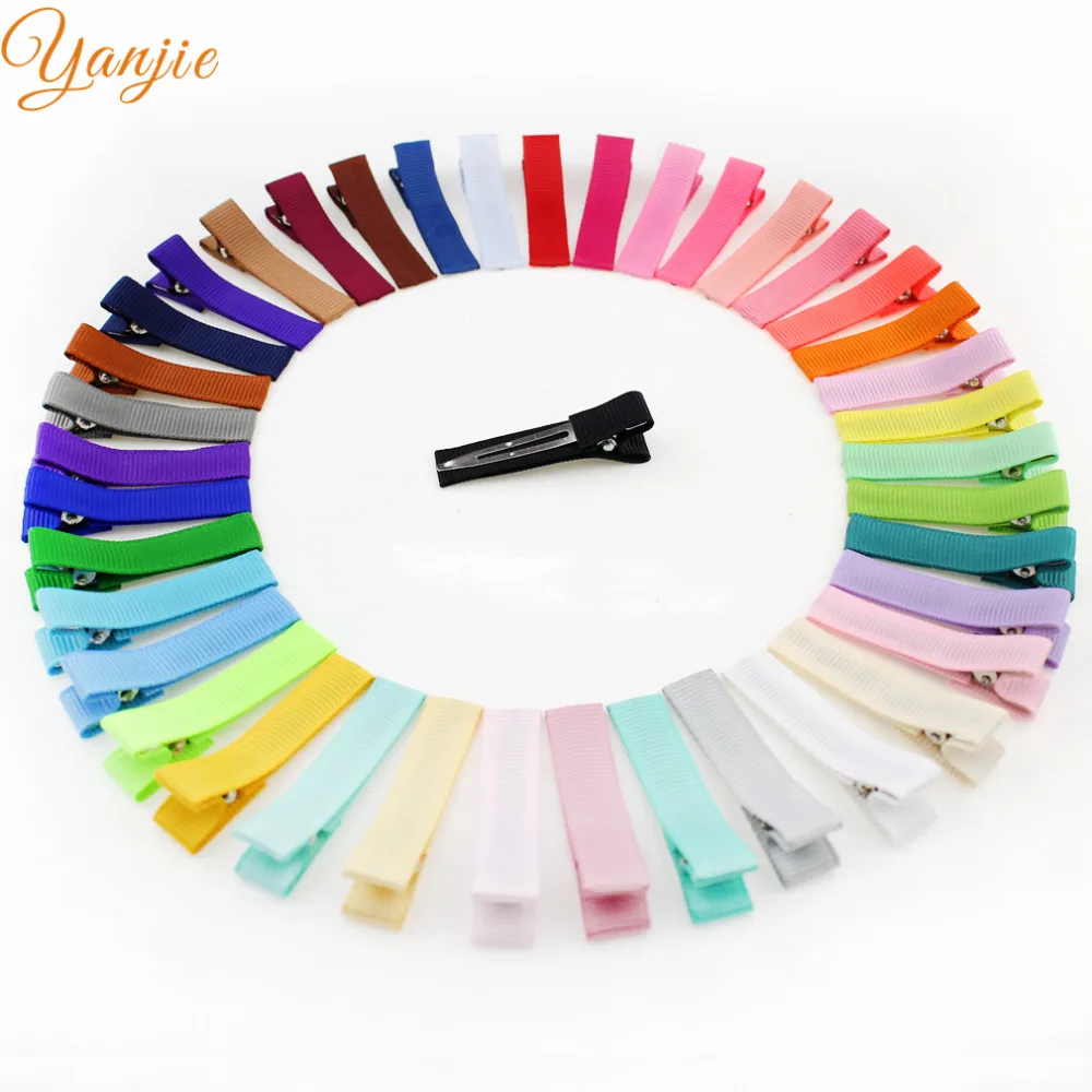 100pcs/lot 45mm Soild Grosgrain Ribbon Lined Hair Clips Girls Ribbon Single Pronged Alligator Clips For Kids Hair Accessories
100pcs/lot 45mm Soild Grosgrain Ribbon Lined Hair Clips Girls Ribbon Single Pronged Alligator Clips For Kids Hair Accessories