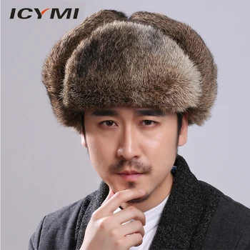 ICYMI Men's Hats Winter Real Rabbit Fur Russian Ushanka Aviator Trapper Snow Skiing Hat Ear Flap Natural Raccoon Fur Bomber Hats
ICYMI Men's Hats Winter Real Rabbit Fur Russian Ushanka Aviator Trapper Snow Skiing Hat Ear Flap Natural Raccoon Fur Bomber Hats