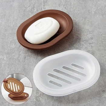 Transparent Double-layer Plastic Soap Dishes Bathroom Soap Holders Drain Box Nordic Style Soap Oval Storage Tray
Transparent Double-layer Plastic Soap Dishes Bathroom Soap Holders Drain Box Nordic Style Soap Oval Storage Tray