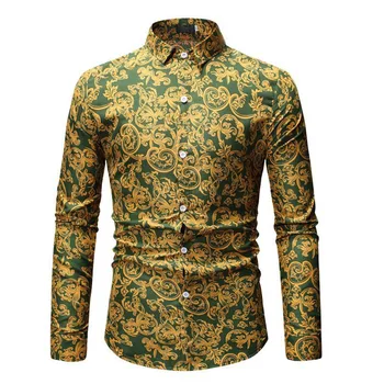 Mature Man Floral Printed Shirt Big Size Gentleman Party Wear Blouse Long Sleeve 3XL Loose Tops Button Turn-down Collar Shirts
Mature Man Floral Printed Shirt Big Size Gentleman Party Wear Blouse Long Sleeve 3XL Loose Tops Button Turn-down Collar Shirts