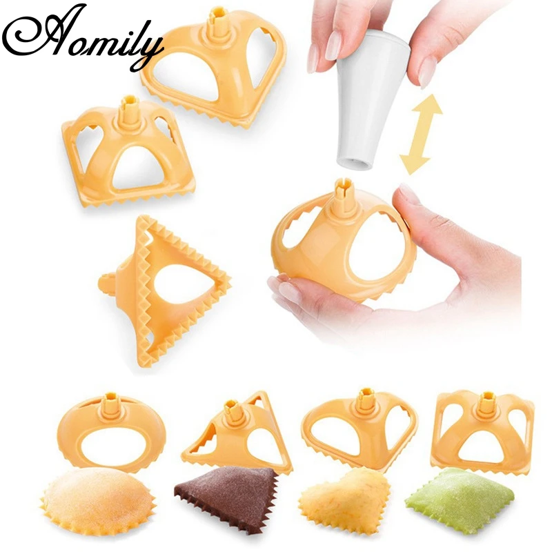 Aomily 4pcs/Set DIY 3D Dumpling Moulds Dough Press Ravioli Fruits Pie Mould Cookie Home Pastry Baking Cooking Tools Kitchenware
Aomily 4pcs/Set DIY 3D Dumpling Moulds Dough Press Ravioli Fruits Pie Mould Cookie Home Pastry Baking Cooking Tools Kitchenware
