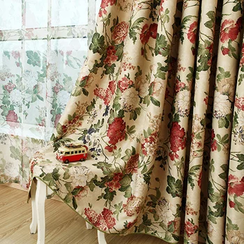Curtains for Finished Fabrics Curtain for Bedroom Living Room European-style Garden Peony Tulle Window Drapes
Curtains for Finished Fabrics Curtain for Bedroom Living Room European-style Garden Peony Tulle Window Drapes