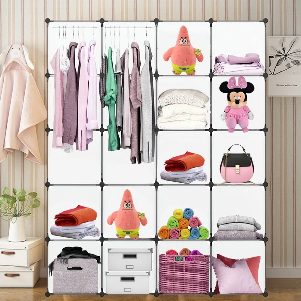 Simple Design 20 Grids DIY Plastic Storage Wardrobe DIY Waterproof Home Use Interlocking Storage Organiser Clothes Cabinet
Simple Design 20 Grids DIY Plastic Storage Wardrobe DIY Waterproof Home Use Interlocking Storage Organiser Clothes Cabinet