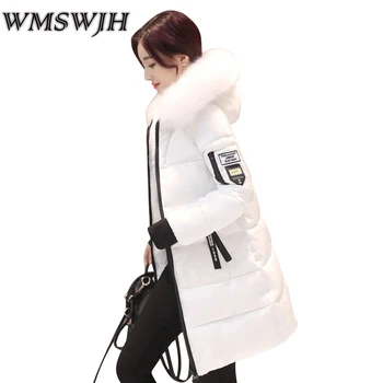 Wmswjh Parkas Casual Mid-Long Jackets 2019 New Plus Size Winter Jacket Women Printed Letters Fur Hooded Cotton Coat WS208
Wmswjh Parkas Casual Mid-Long Jackets 2019 New Plus Size Winter Jacket Women Printed Letters Fur Hooded Cotton Coat WS208