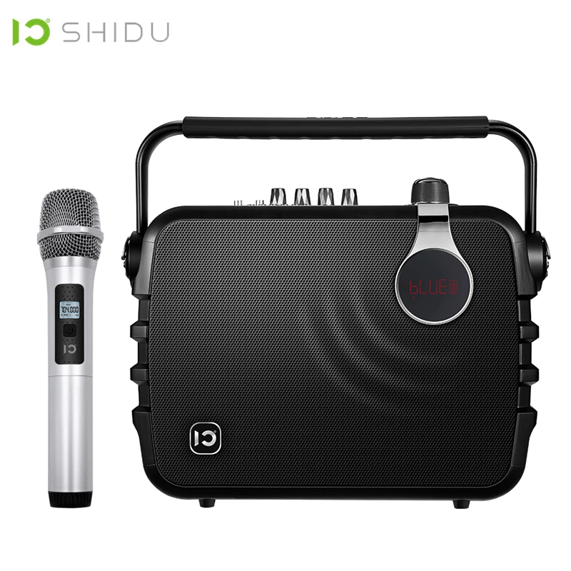 SHIDU 60W Portable Voice Amplifier Bluetooth 4.0 ICloud Control Karaoke Audio Speaker With UHF Wireless Microphone For Speech K5
SHIDU 60W Portable Voice Amplifier Bluetooth 4.0 ICloud Control Karaoke Audio Speaker With UHF Wireless Microphone For Speech K5