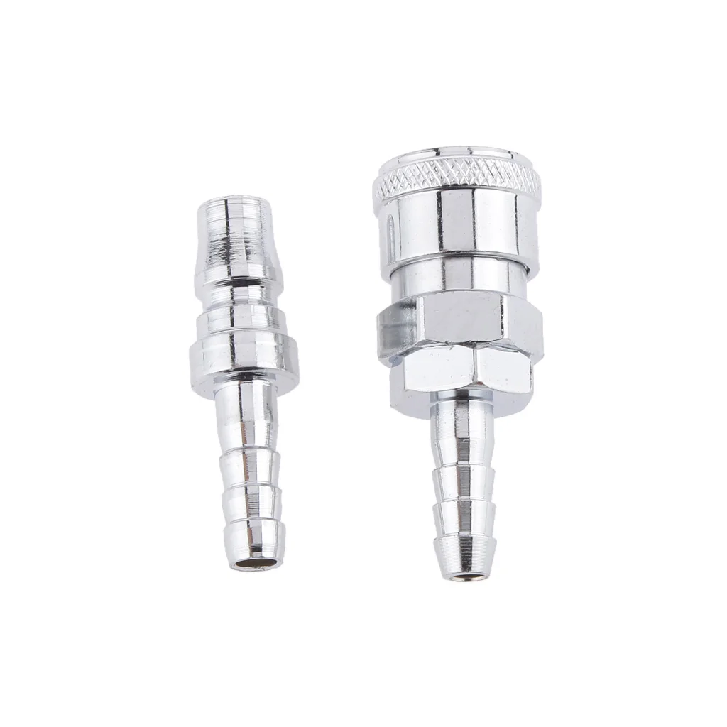 1 Pair Stainless Steel SH20+PH20 Air Line Quick Fittings Air Hose Connector Couplers For 1/4'' Hose Replacement Silver 1 Pair Stainless Steel SH20+PH20 Air Line Quick Fittings Air Hose Connector Couplers For 1/4'' Hose Replacement Silver