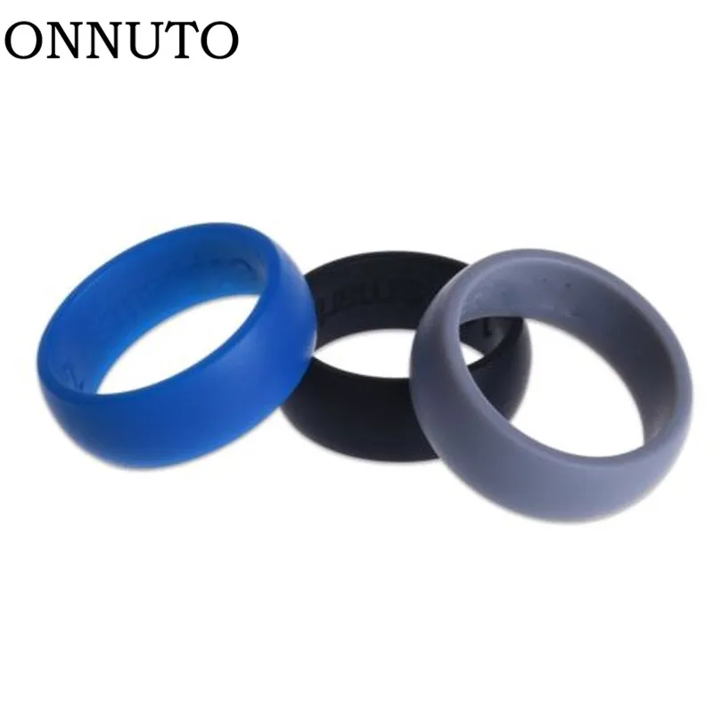 3pcs Rubber Silicone Finger Ring 9mm Width Gray/Black/Blue Size 5-13 Flexible Hypoallergenic Wedding Engagement
3pcs Rubber Silicone Finger Ring 9mm Width Gray/Black/Blue Size 5-13 Flexible Hypoallergenic Wedding Engagement