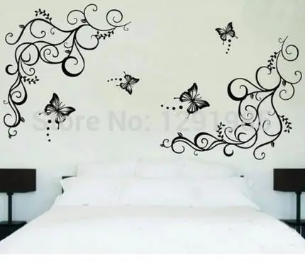 pvc Butterfly Wisteria Flowers Vine Art Vinyl Wall Decal Stickers Home Decor Quality First
pvc Butterfly Wisteria Flowers Vine Art Vinyl Wall Decal Stickers Home Decor Quality First